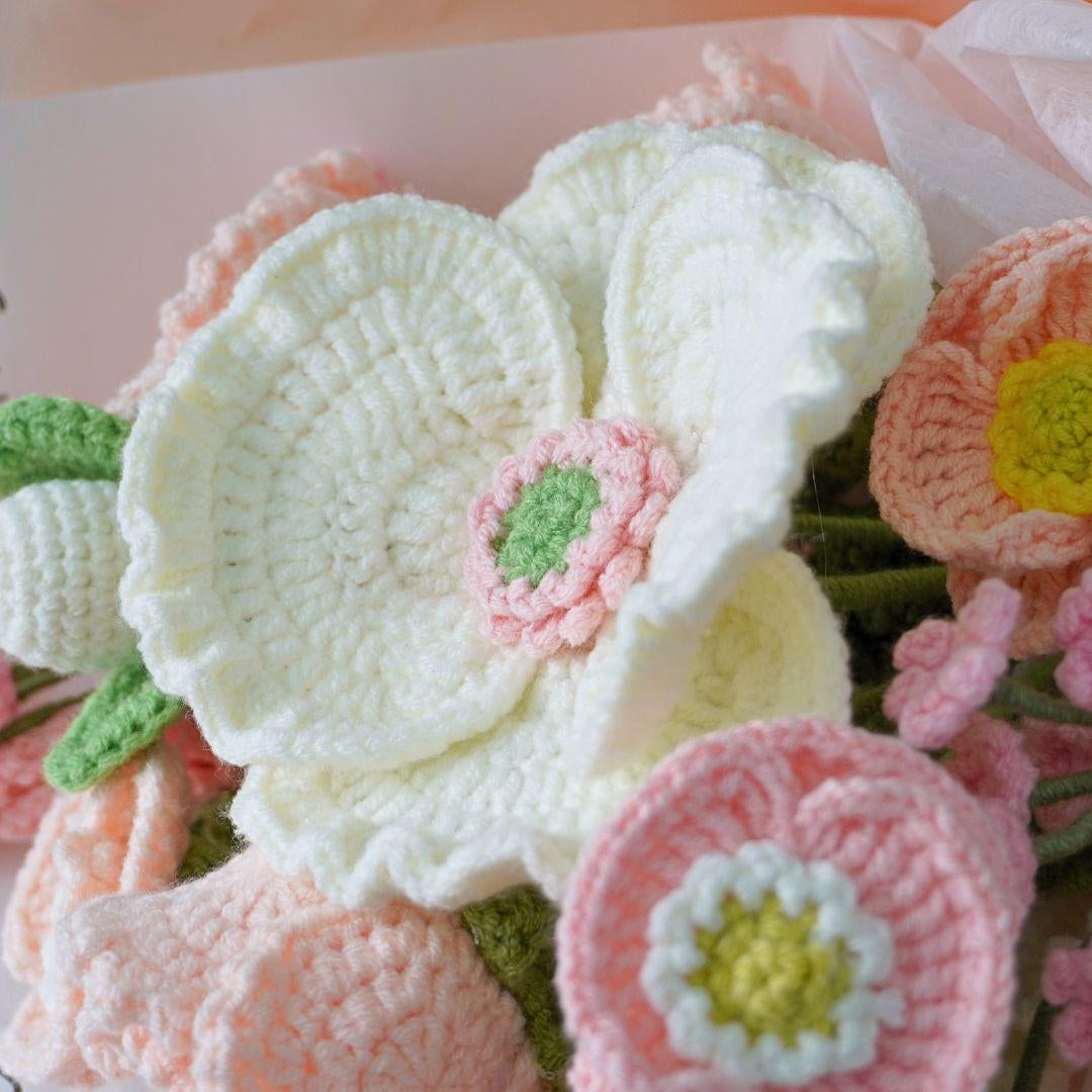 Spring Harmony Bouquet Crochet Pattern, Crochet Flower Bouquet Patterns, Crochet Flower Patterns, Wedding Flowers