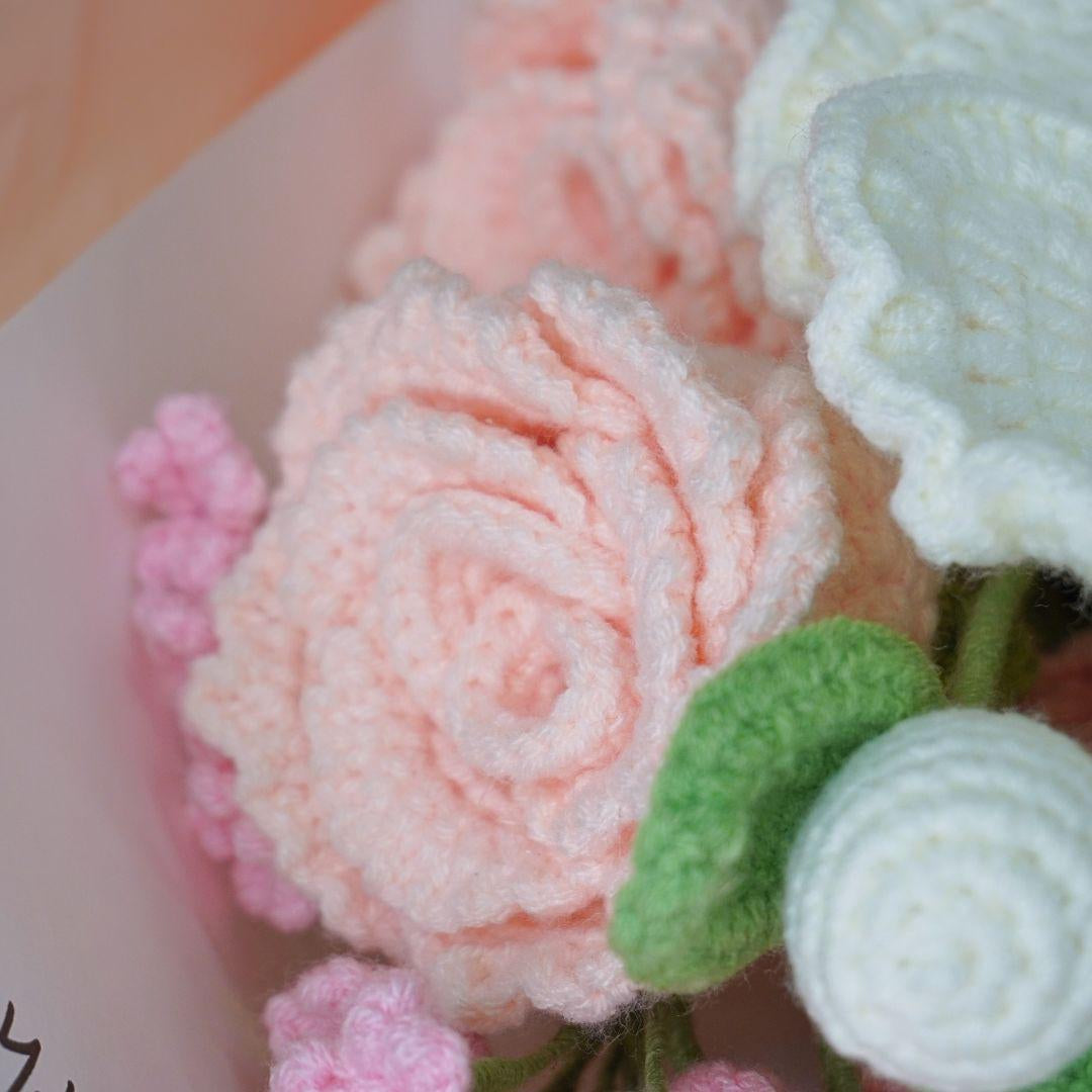 Spring Harmony Bouquet Crochet Pattern, Crochet Flower Bouquet Patterns, Crochet Flower Patterns, Wedding Flowers